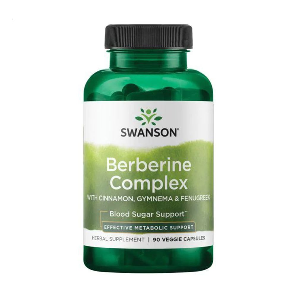 Бербериновий комплекс Swanson Berberine Complex, 90 капсул